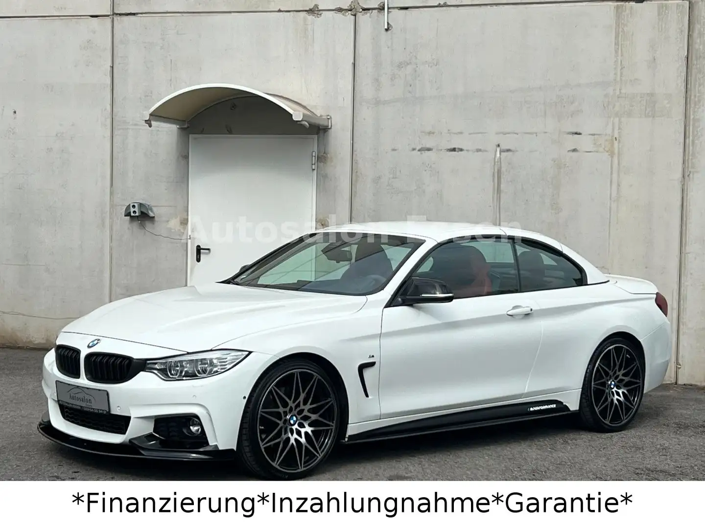 BMW 435 i Cabrio*M Performance*HUD*360*Hifi*Alcantara Blanc - 2