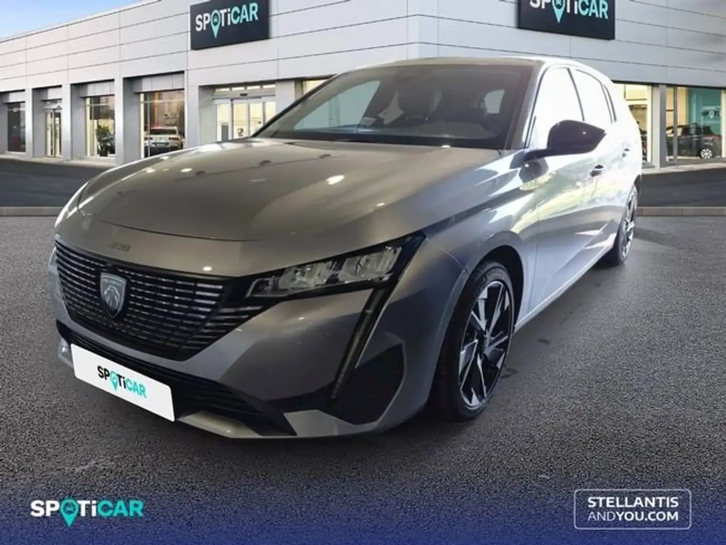 Peugeot 308 1.2 PureTech S&S Allure 130 Gris - 1