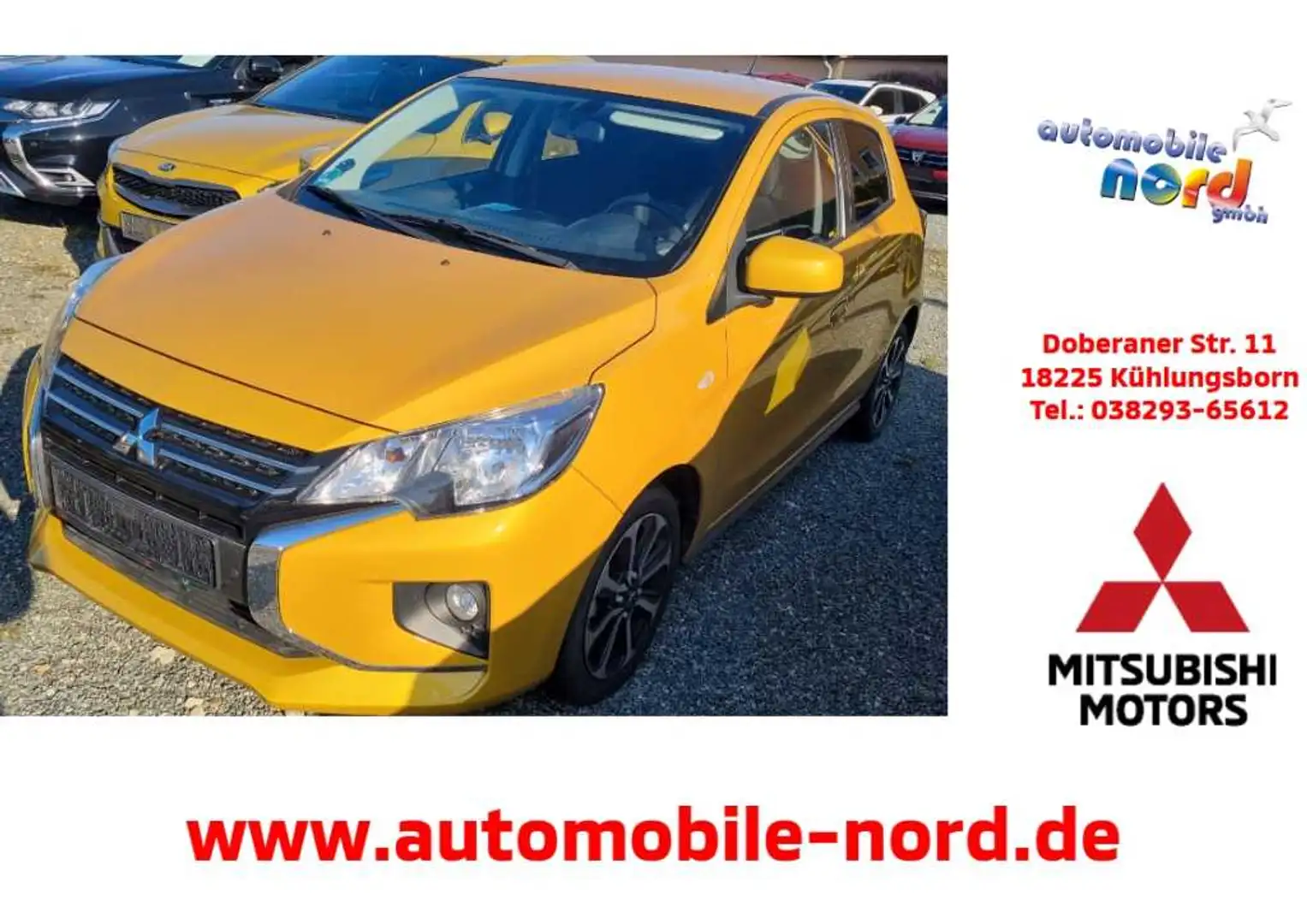 Mitsubishi Space Star Select+ 1.2 MIVEC ClearTec CVT Gelb - 1