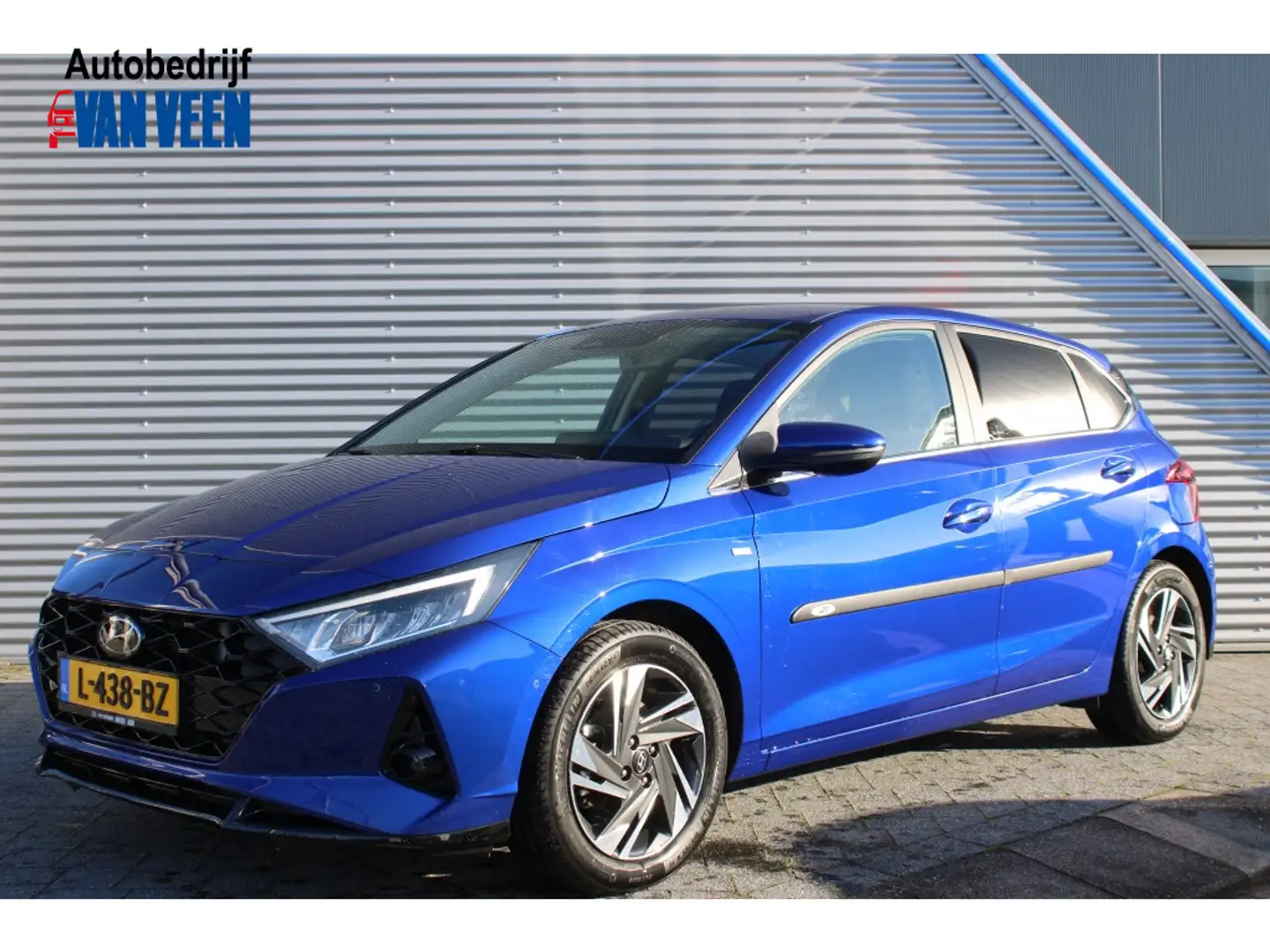Hyundai i20 1.0 T-GDI Premium | Org. NL | NAP | Keyless | Navi Blauw - 1