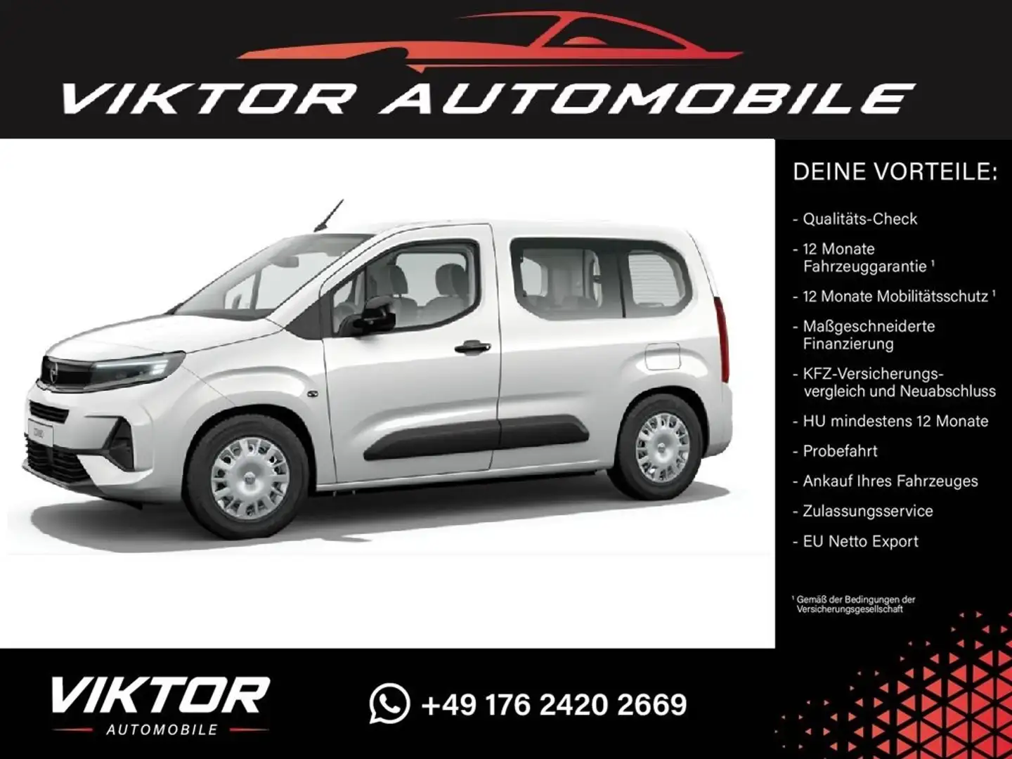 Opel Combo 1.5 Diesel 8-Gang-Automatik "Edition" BESTELLUNG Weiß - 2