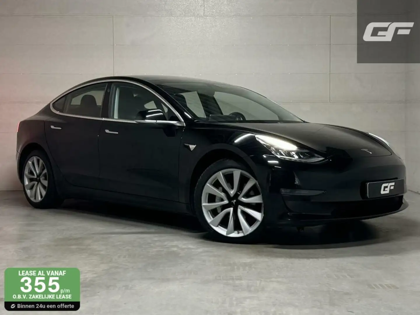 Tesla Model 3 Standard RWD Plus 60 kWh Autopilot Pano NAP Zwart - 1