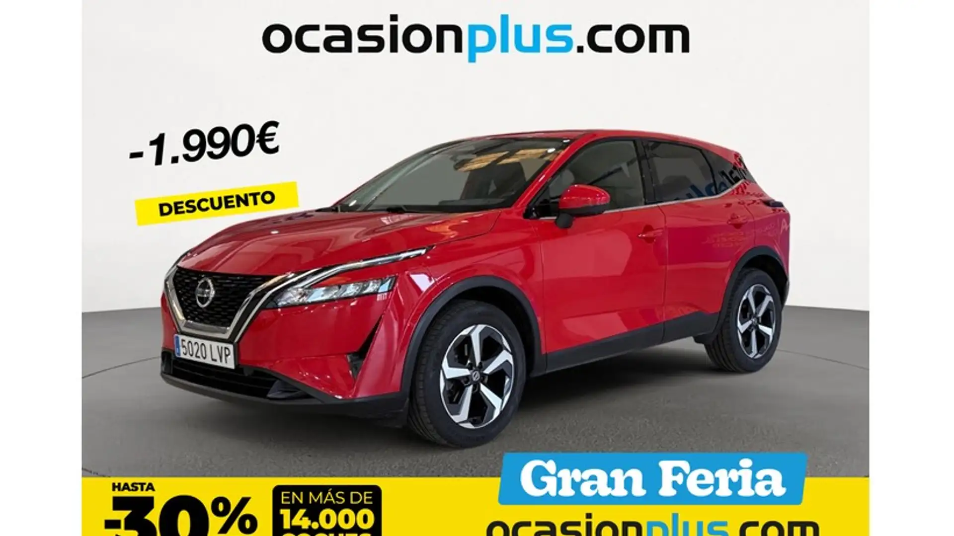 Nissan Qashqai 1.3 DIG-T mHEV 12V N-Connecta 4x2 103kW Rot - 1