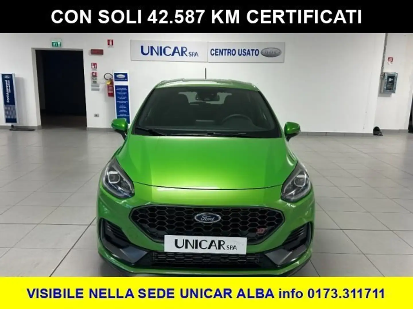 Ford Fiesta 1.500 BENZINA 200 CV ST + GARANZIA UFFICIALE Verde - 2