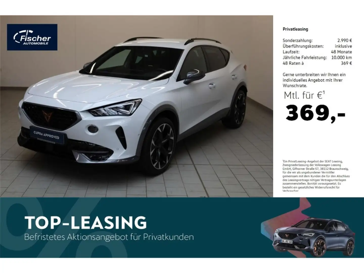 CUPRA Formentor 2.0 TSI 4Drive VZ Weiß - 1