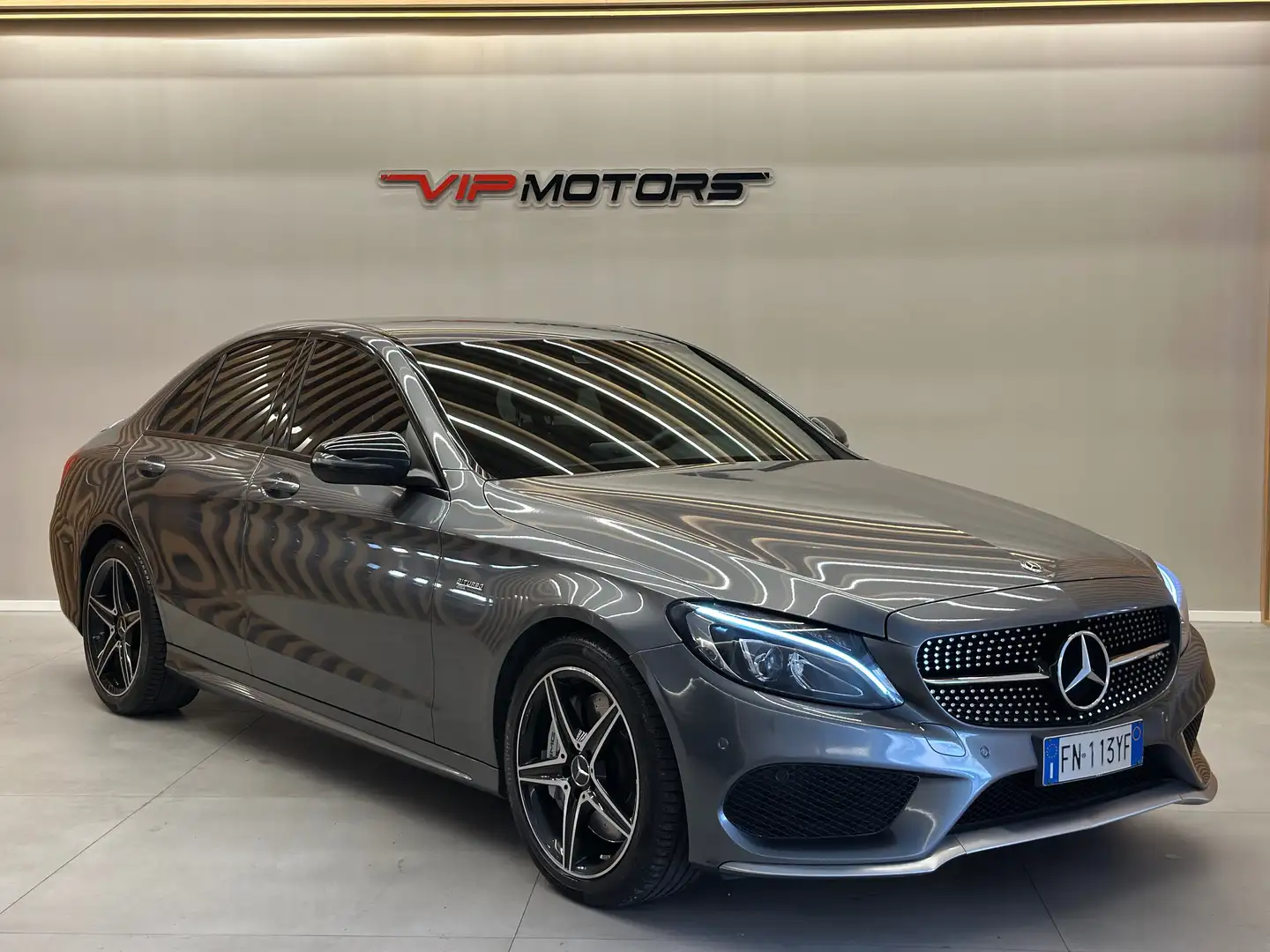 Mercedes-Benz C 43 AMG BERLINA S-4MATIC 370CV FULL OPTIONALS PERMUTE Grigio - 1