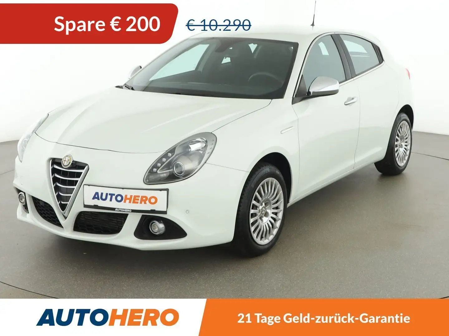 Alfa Romeo Giulietta 1.4 Turbo Distinctive *PDC*TEMPO*BT*KLIMAAUT* Weiß - 1