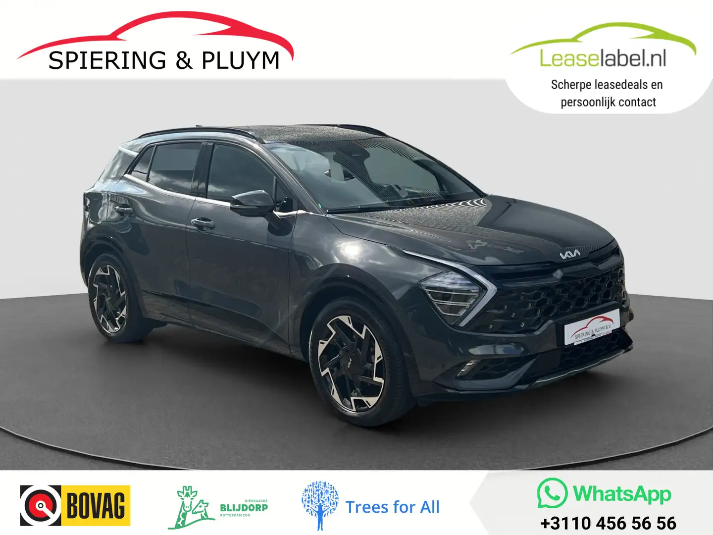 Kia Sportage 1.6 T-GDi Plug-in Hybrid AWD GT-Line | 360 camera Gris - 1