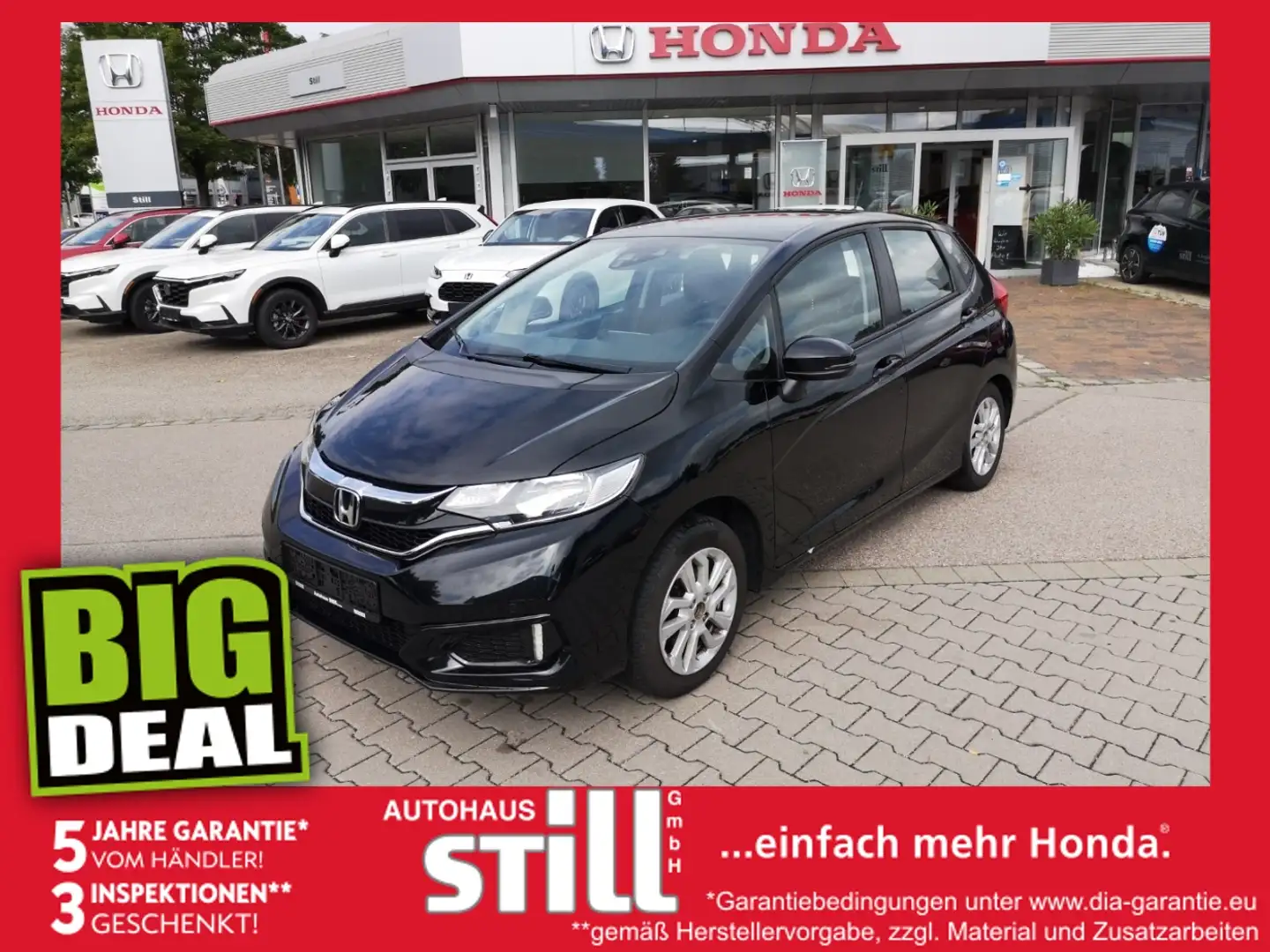 Honda Jazz 1.3 i-VTEC Comfort Klima* Sitzheiz.* PDC* Schwarz - 1