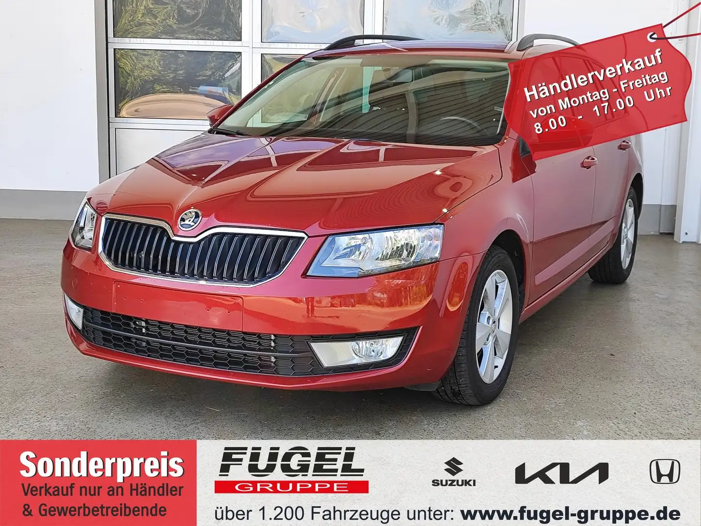 Skoda Octavia 2.0 TDI Ambition SHZ|Temp|PDC|AHK Rouge - 1