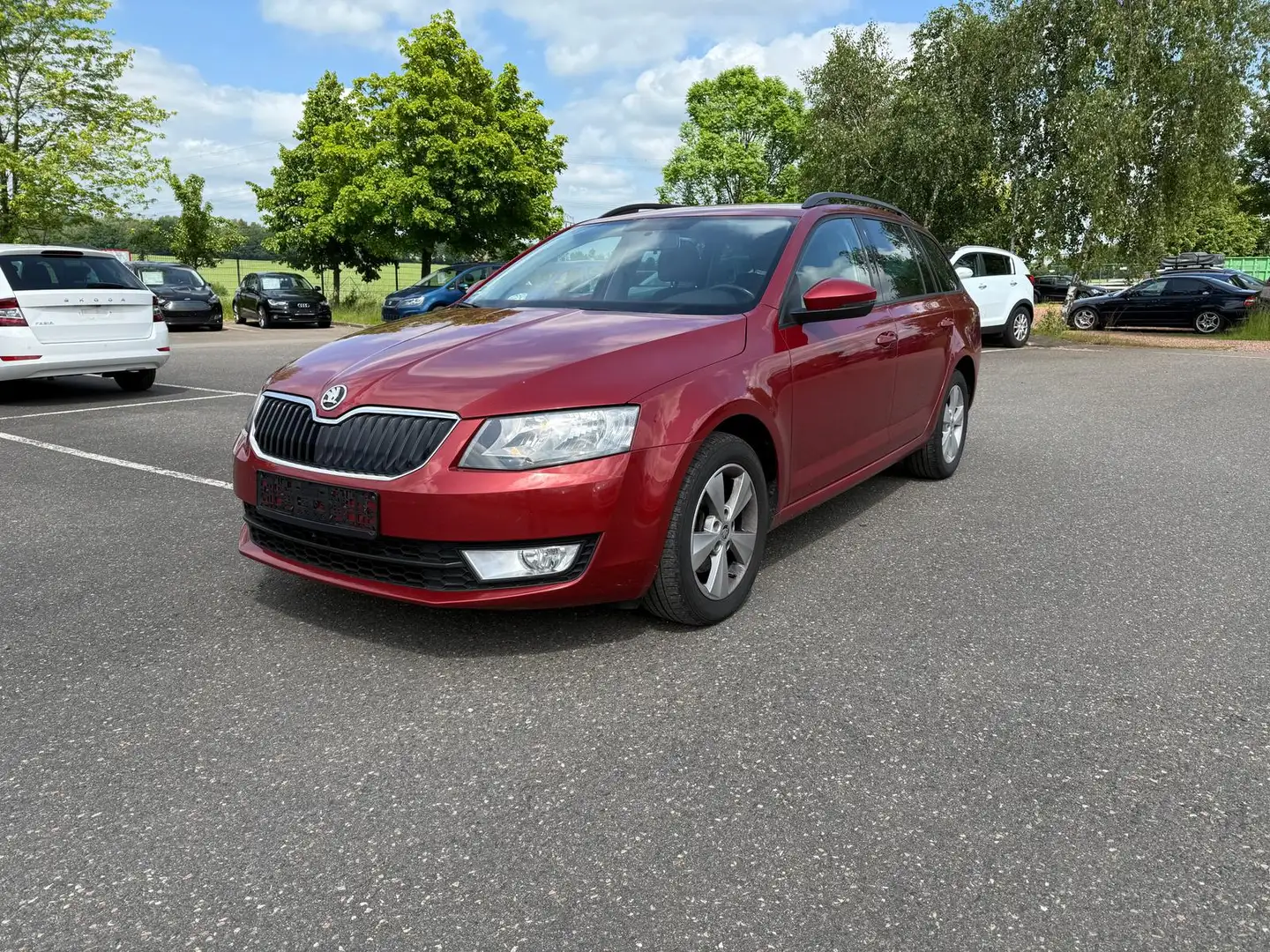 Skoda Octavia 2.0 TDI Ambition SHZ|Temp|PDC|AHK Rot - 2