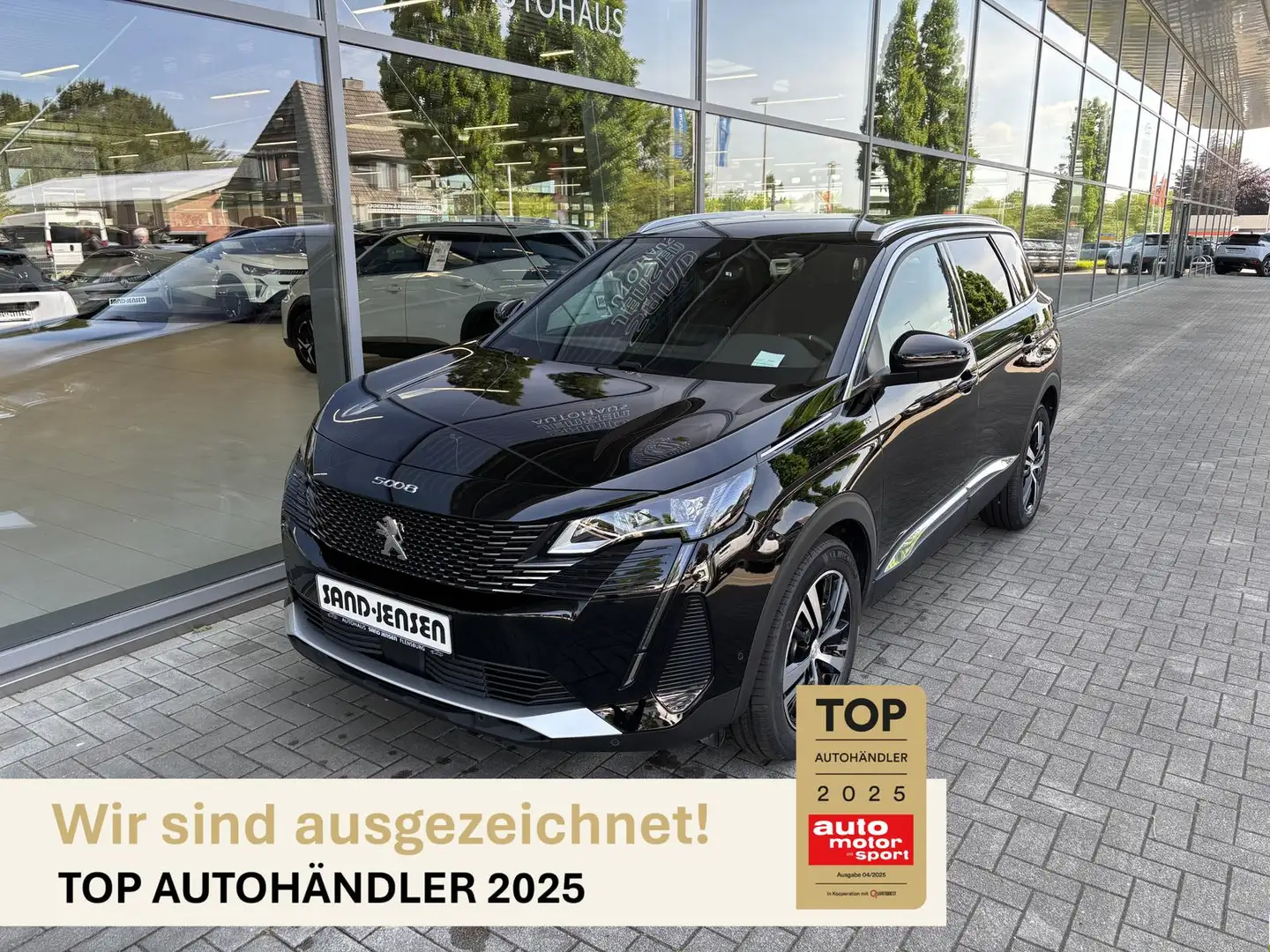 Peugeot 5008 GT PT 130 EAT Facelift 7-Sitze ACC Navi 18" Schwarz - 1