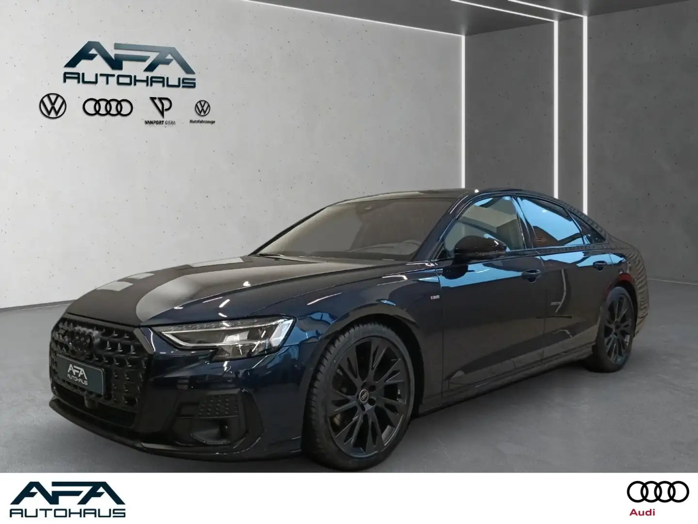 Audi A8 3.0 TDI quattro B&O*HUD*Pano*StdHz*Leder Blau - 1
