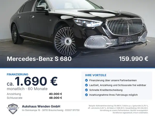 Mercedes-Benz S 680 Maybach L 4Matic Manufaktur Chauffer/Burme