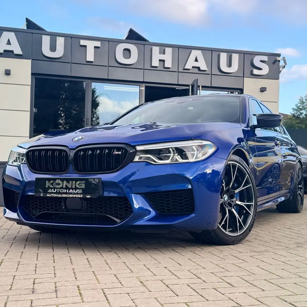 BMW M5 *Competition*Individual*H&K*H-UP*M-DriverPack. Bleu - 2