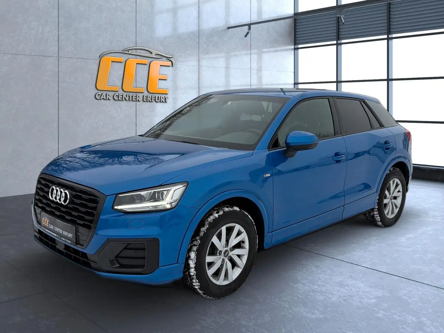 Audi Q2 30 TDI sport S-Line*RFK*VIRT*Navi*8-fach* Bleu - 1