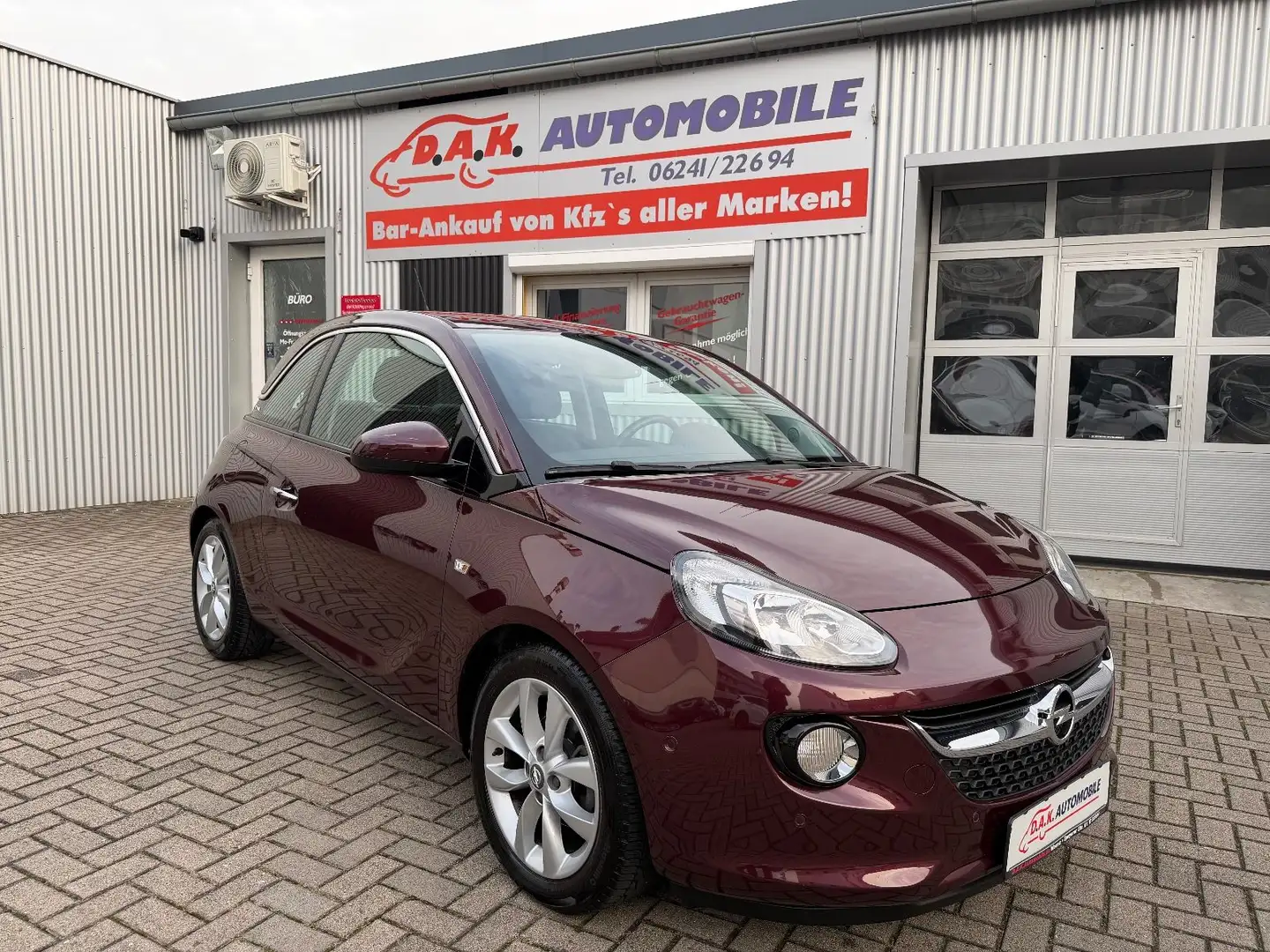 Opel Adam Unlimited 2.Hand+57TKM+PDC+CarPlay+Totwinke Rot - 1
