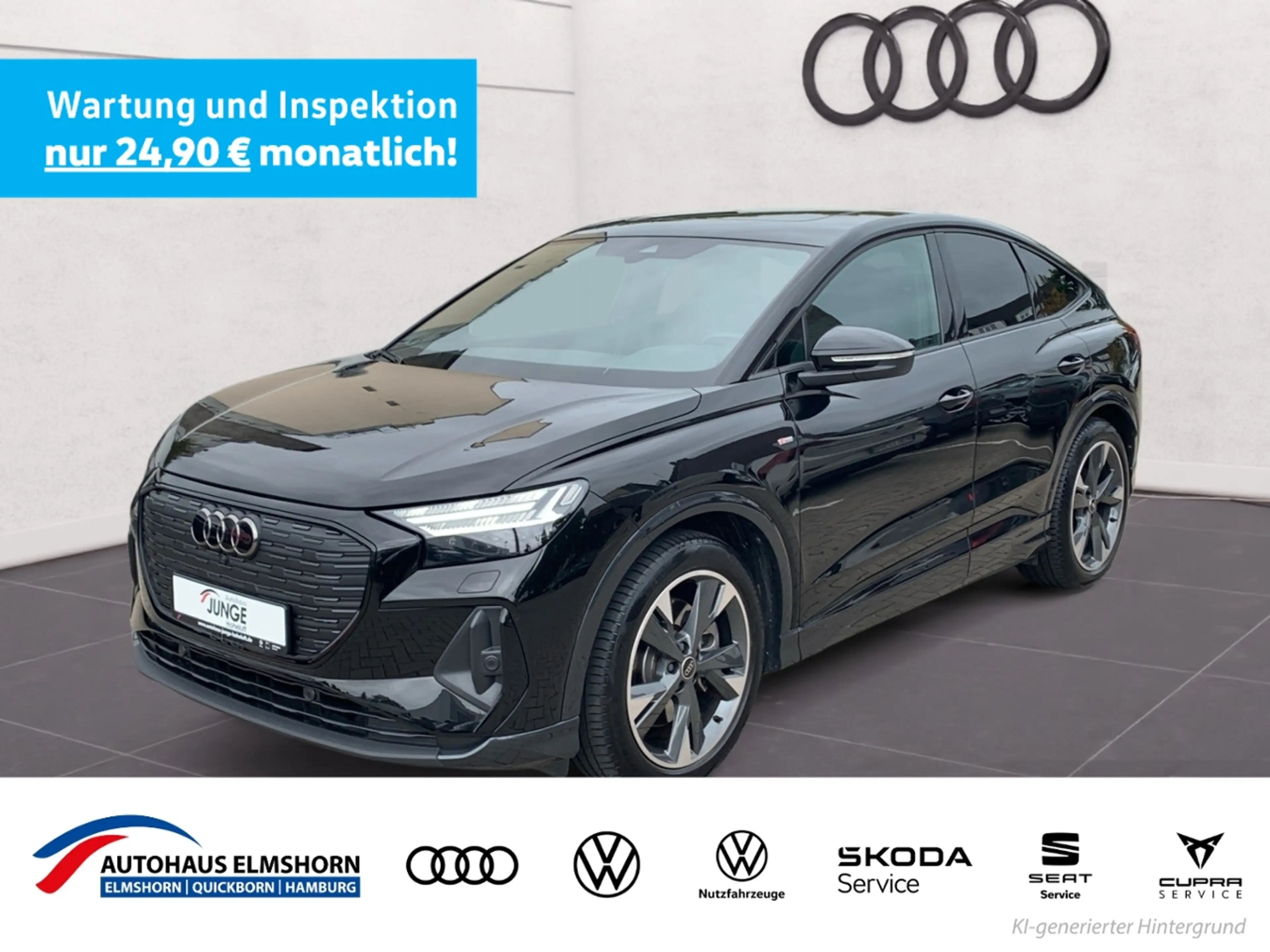 Audi Q4 e-tron Sportback 40 S line-EX PANO MATRIX NAV SONOS APP