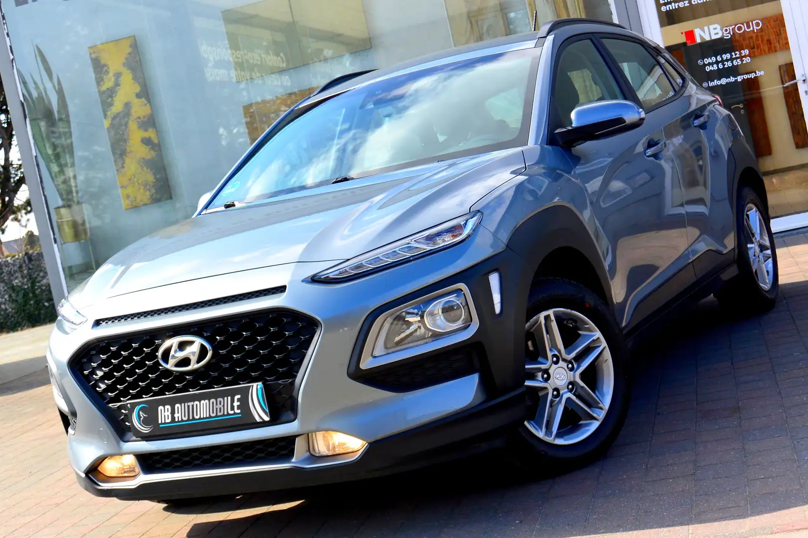 Hyundai KONA 1.0 T-GDi EU6d-TEMP*CAMERA*CARPLAY/NAVI*GARANTIE Gris - 1