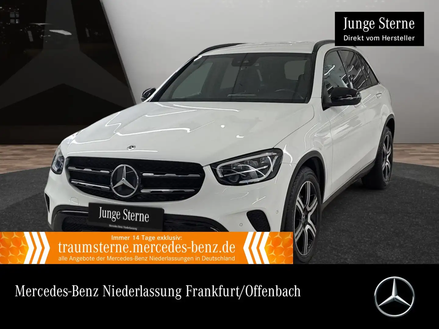 Mercedes-Benz GLC 200 4M NIGHT+AHK+LED+STHZG+KAMERA+SPUR+TOTW+9G Weiß - 1