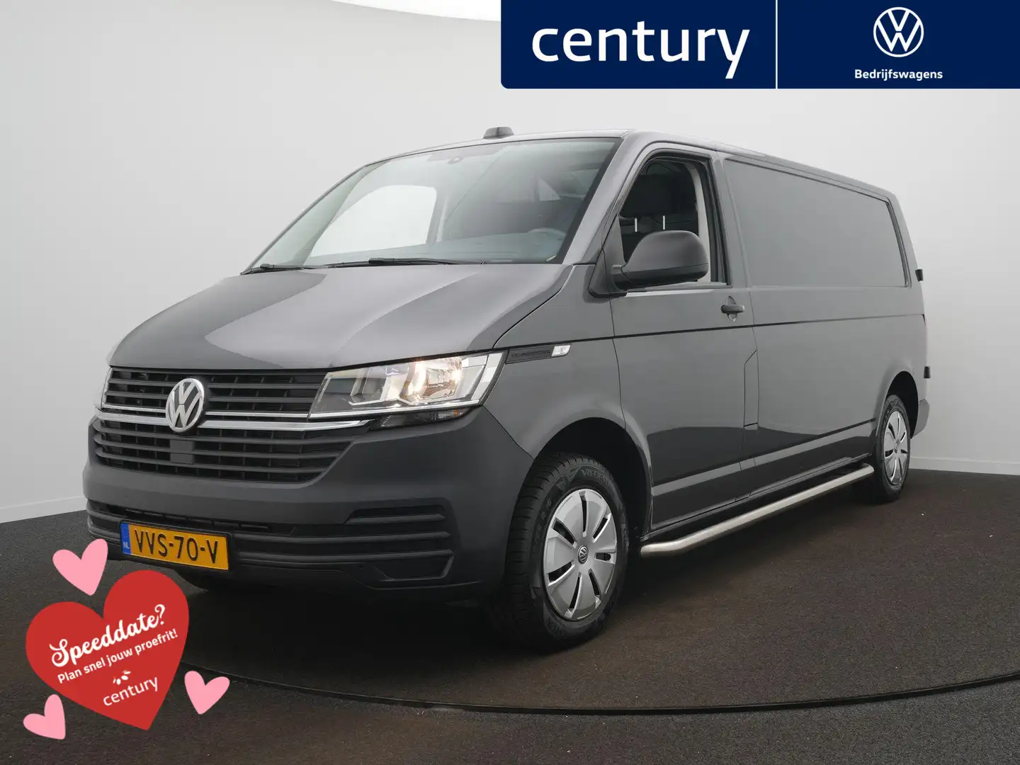 Volkswagen T6.1 Transporter 2.0 TDI L2H1 28 Bijrijdersbank - Apple Carplay/And Gris - 1