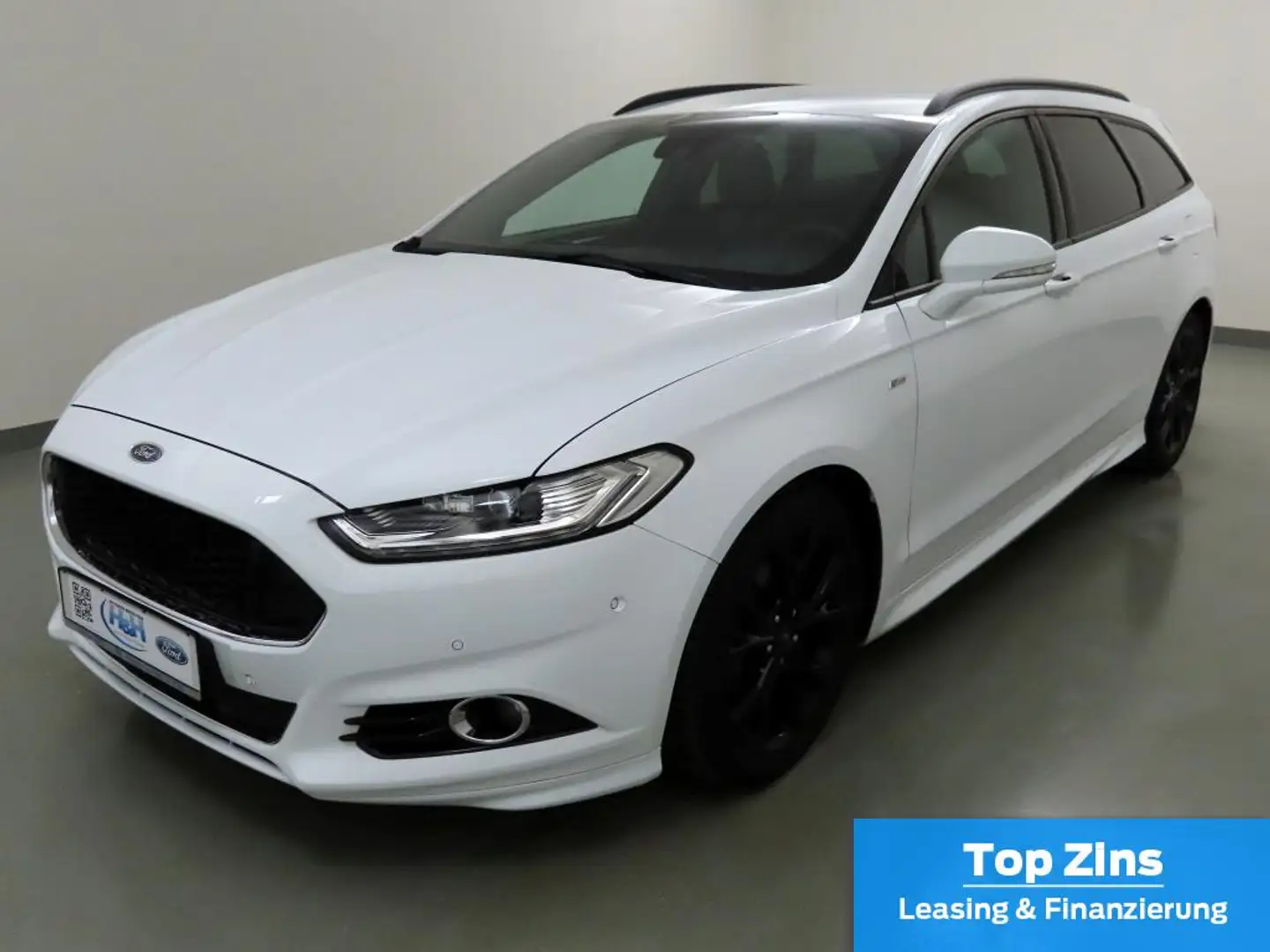 Ford Mondeo Turnier 1.5 EcoB ST-Line LED el.Sitze+AHK Blanc - 2