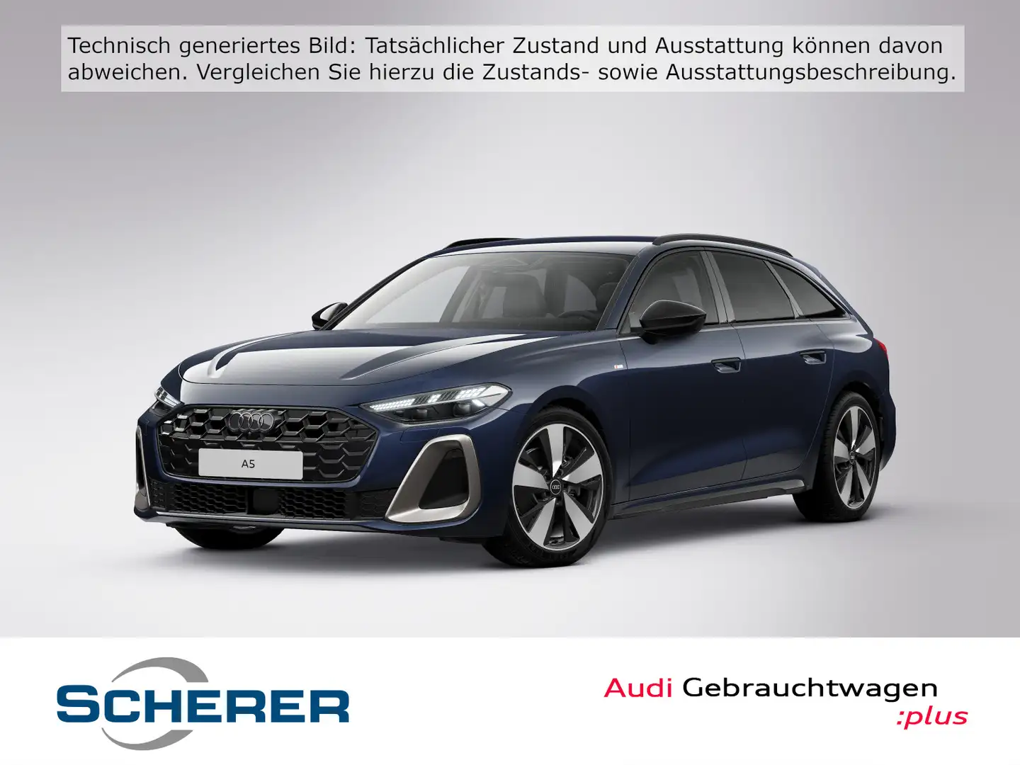 Audi A5 TFSI S tron. S LINE MAT-LED AHK 360 GRA Blau - 1