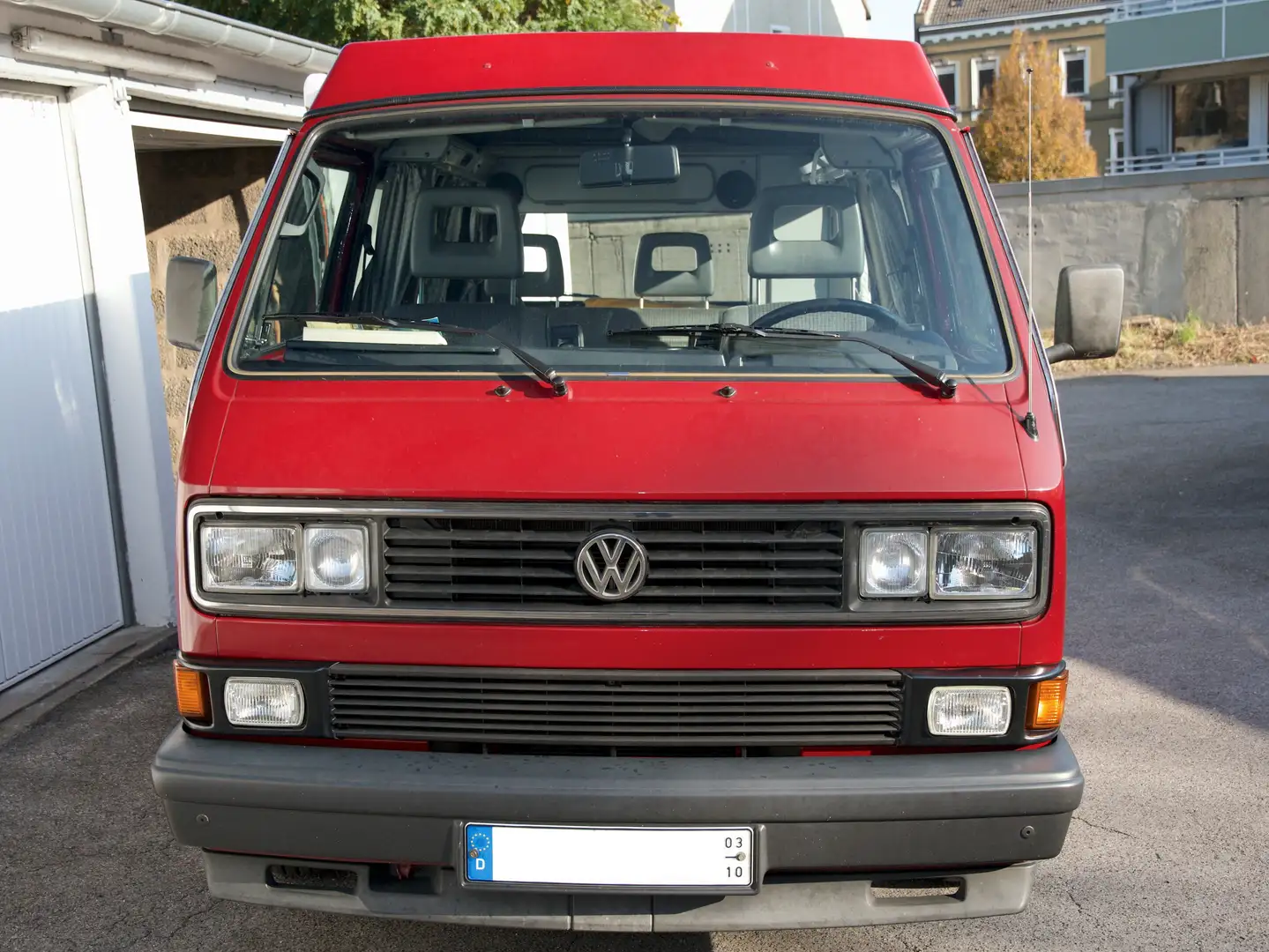 Volkswagen T3 California 1,6 TD mit Aufstelldach Rot - 2