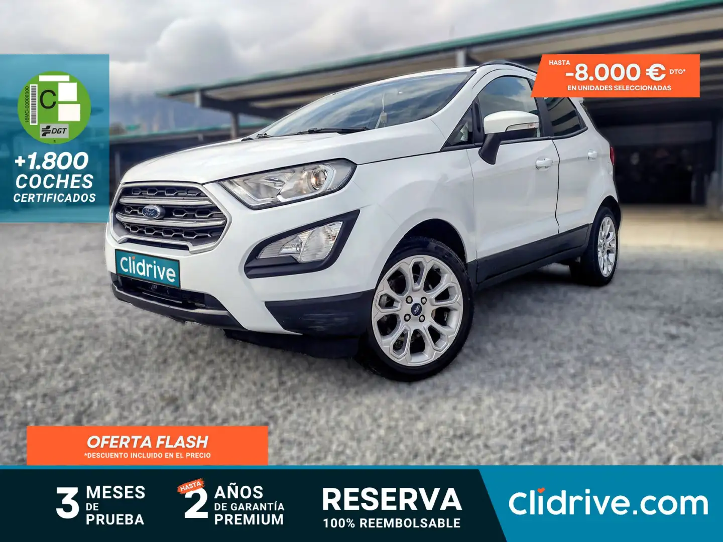 Ford EcoSport 1.0 EcoBoost Trend 100 Blanco - 1