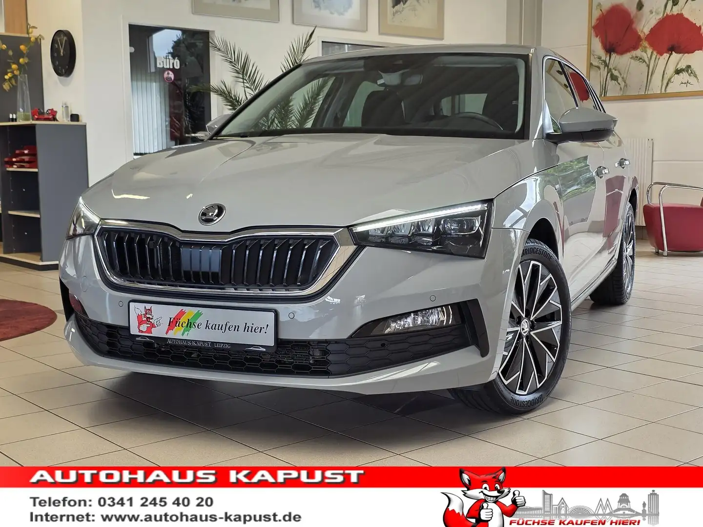 Skoda Scala 1.5 DSG Drive/LED/Navi/Virtual/Kamera Gris - 1
