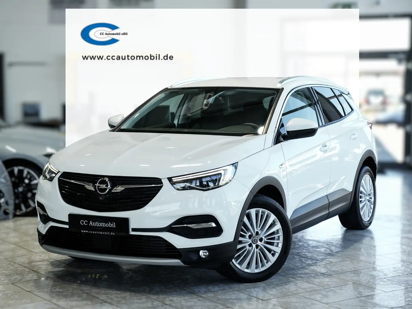 Opel Grandland X 2.0d Bus.Innovation 360K 18LM LEDER Blanc - 1