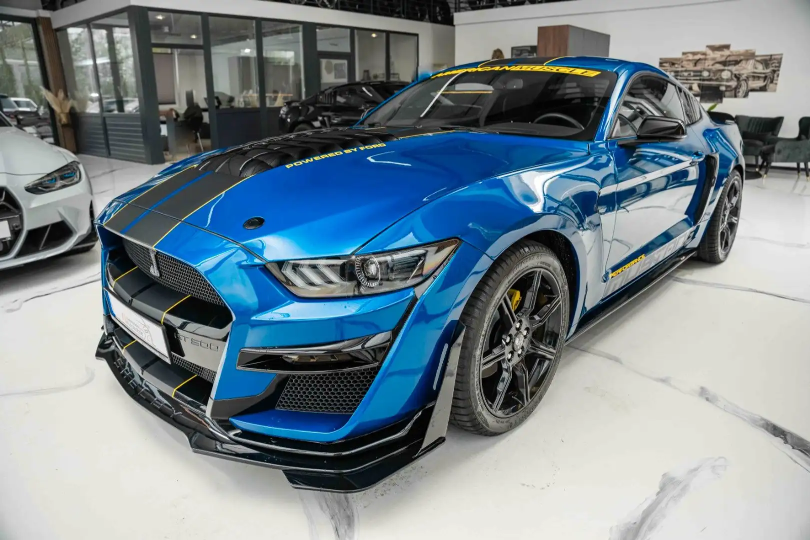 Ford Mustang 3,7 V6 GT500 SHELBY LPG BRC TOP Bleu - 1