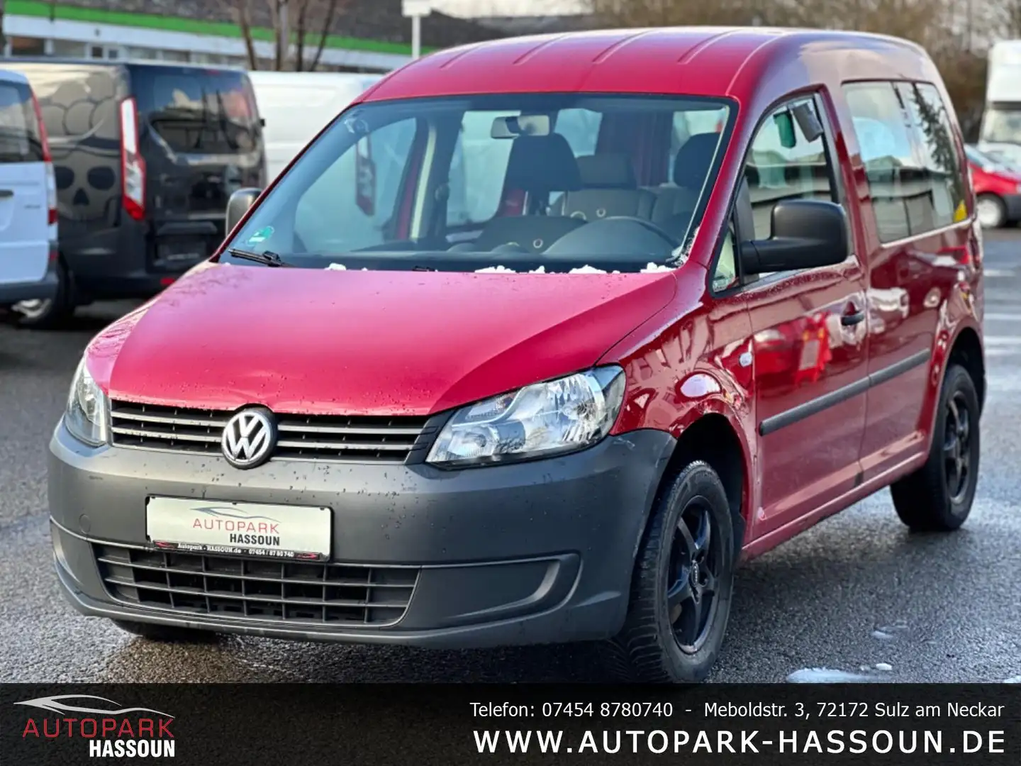 Volkswagen Caddy Kasten Roncalli Startline TÜV 05/27 5-Sitz. 8-Fach Rot - 1
