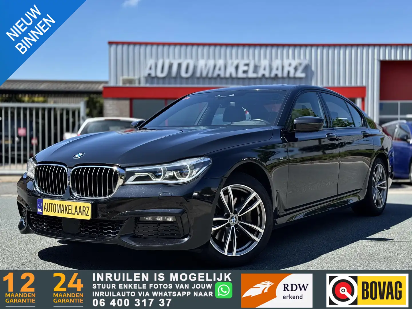BMW 740 7-serie 740d xDrive High Executive Zwart - 1