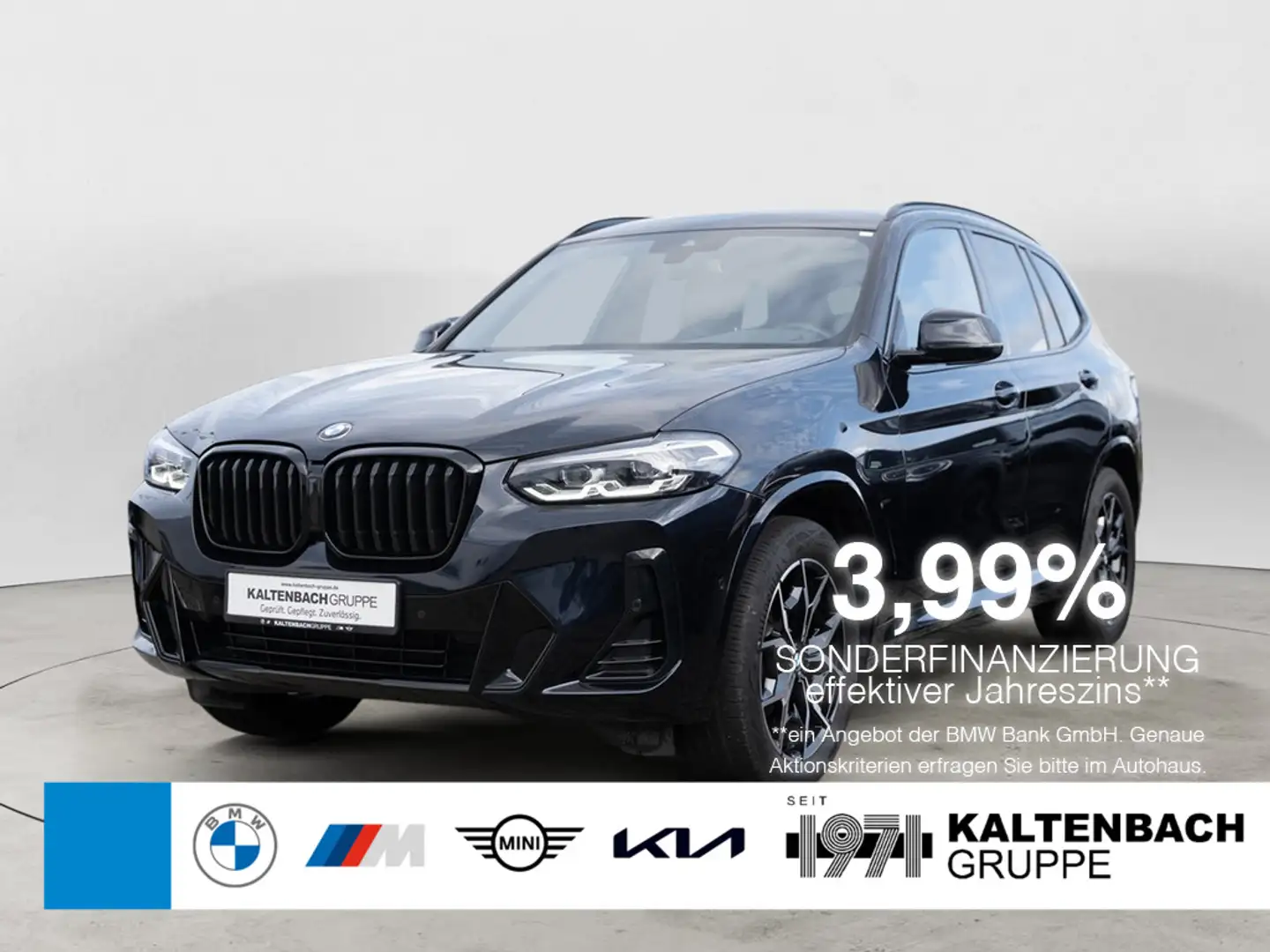 BMW X3 xDrive 20d M-Sport STANDHZ AHK LED NAVI Schwarz - 1