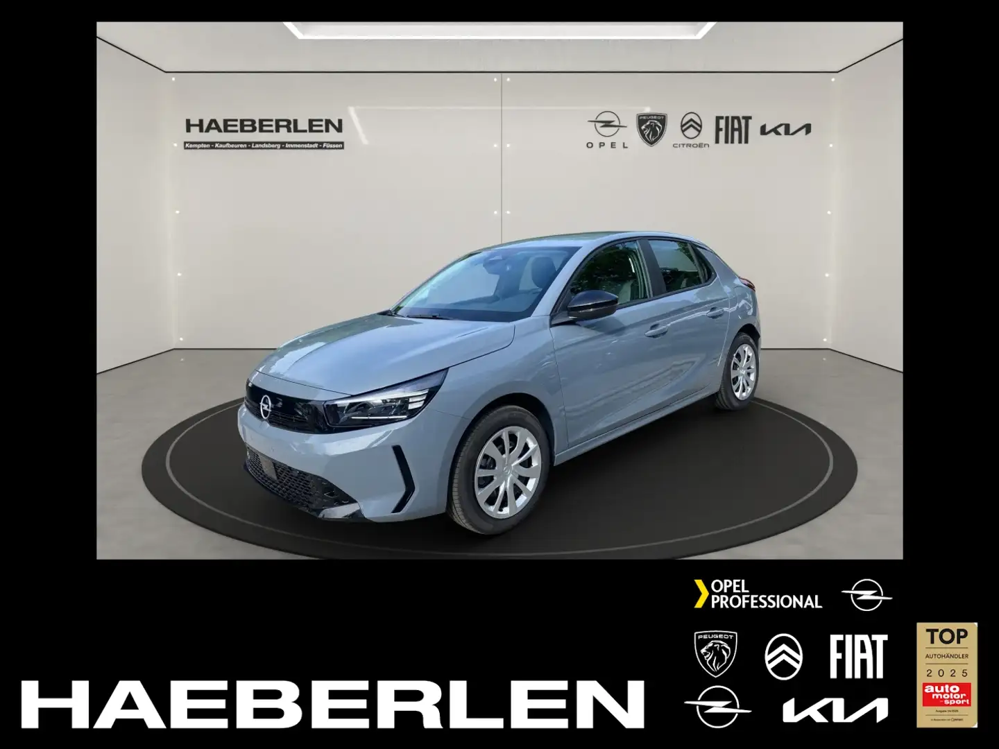 Opel Corsa F  e Edition LED+SHZ+Fernlichtass.+KlimaA Grau - 1