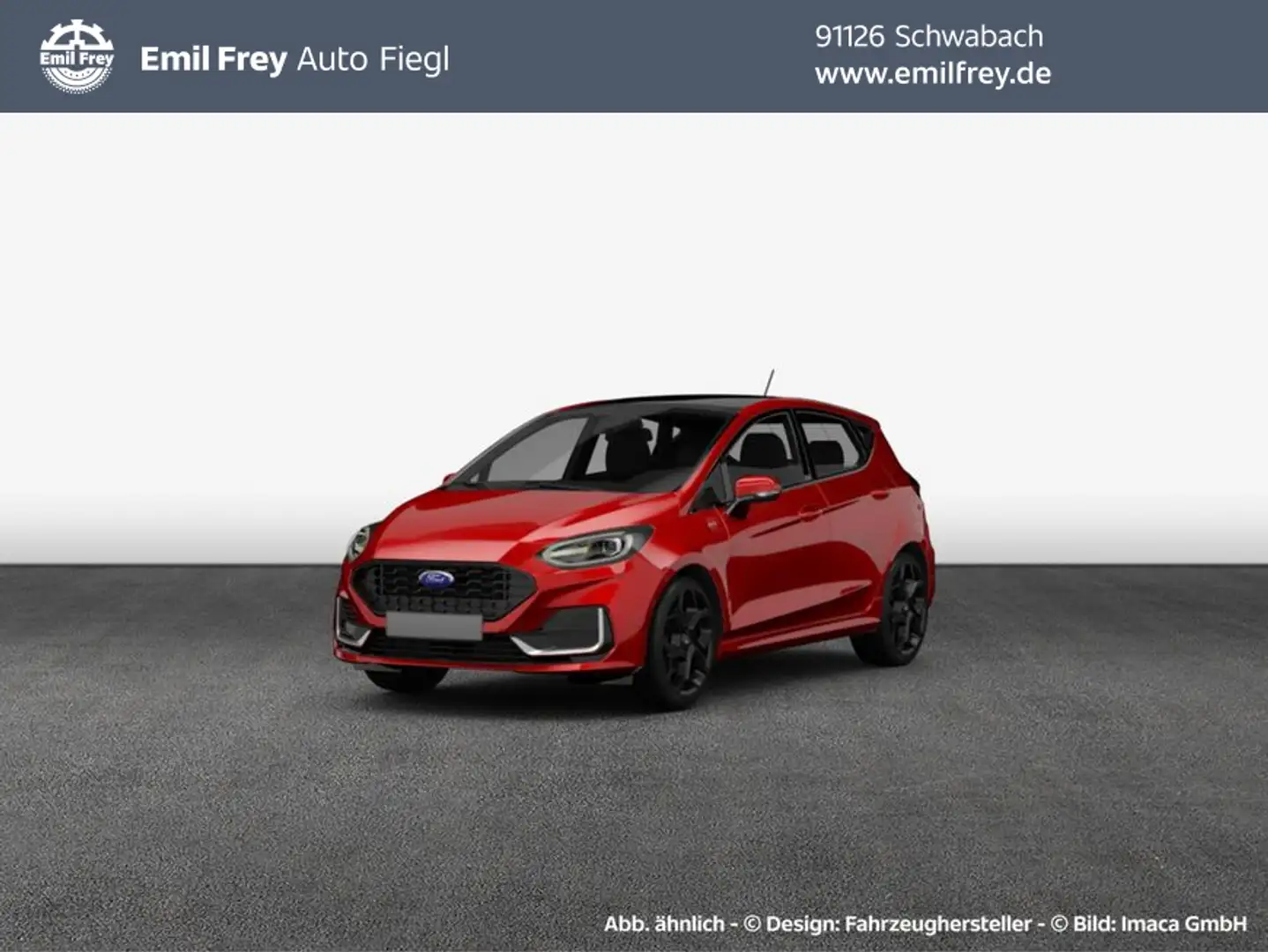 Ford Fiesta 1.0 EcoBoost Hybrid S&S ST-LINE X Rot - 1