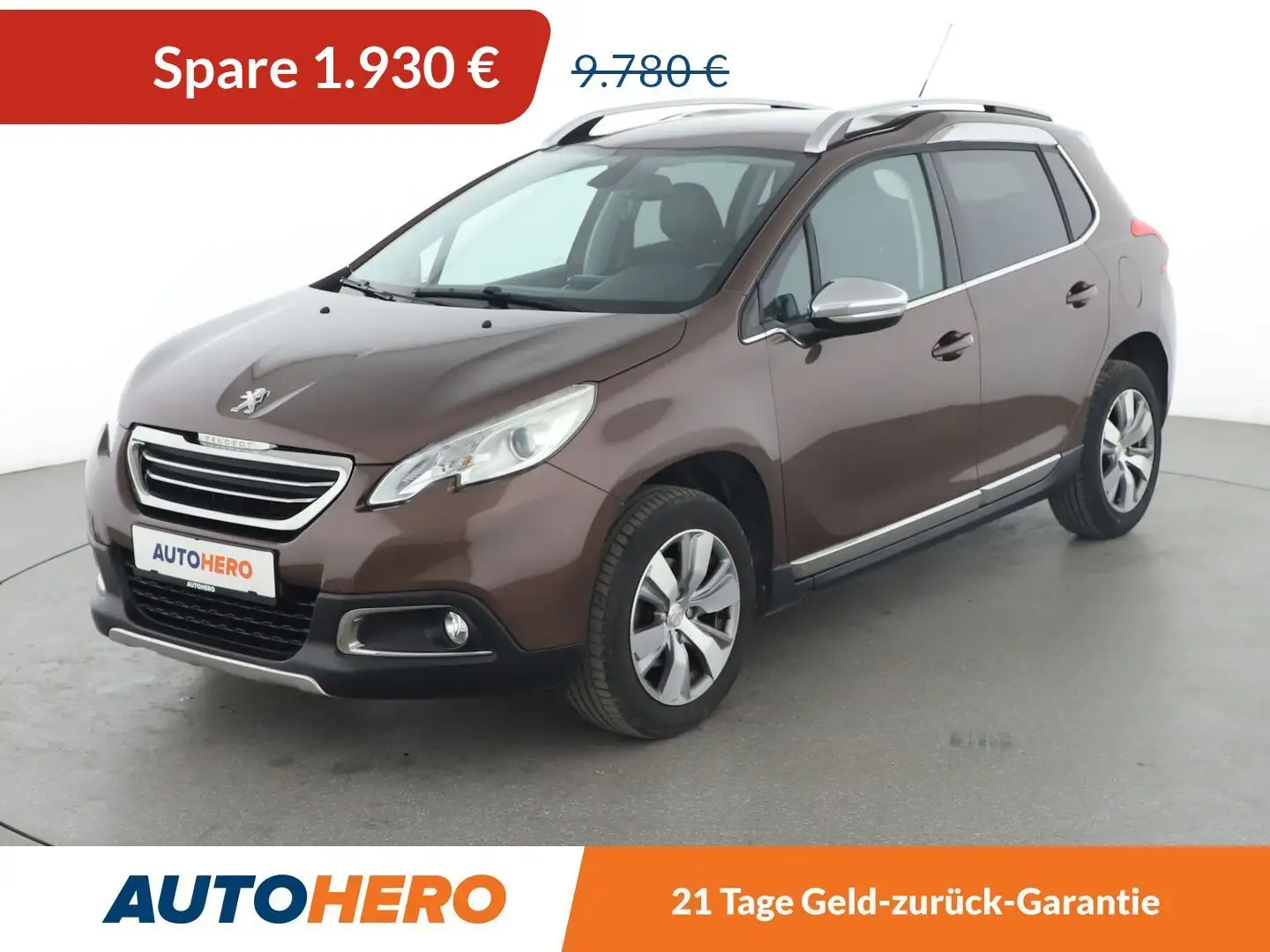 Peugeot 2008 1.6 Allure*NAVI*TEMPO*PDC*SHZ*KLIMA*GARANTIE* Brun - 1