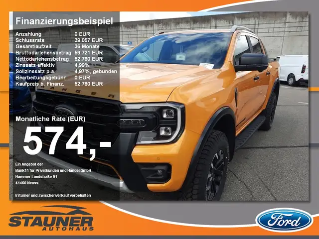 Ford Ranger DOKA Wildtrak X 2.0l EcoBlue 1,99% Fin.