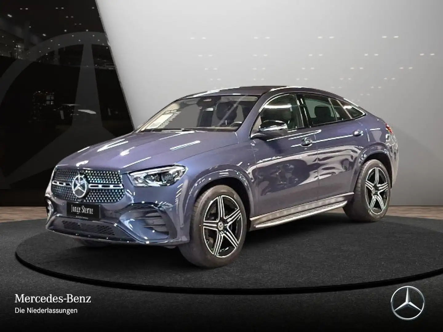 Mercedes-Benz GLE 450 d Coupé 4M AMG+NIGHT+360+MULTIBEAM+HUD+9G Blau - 2