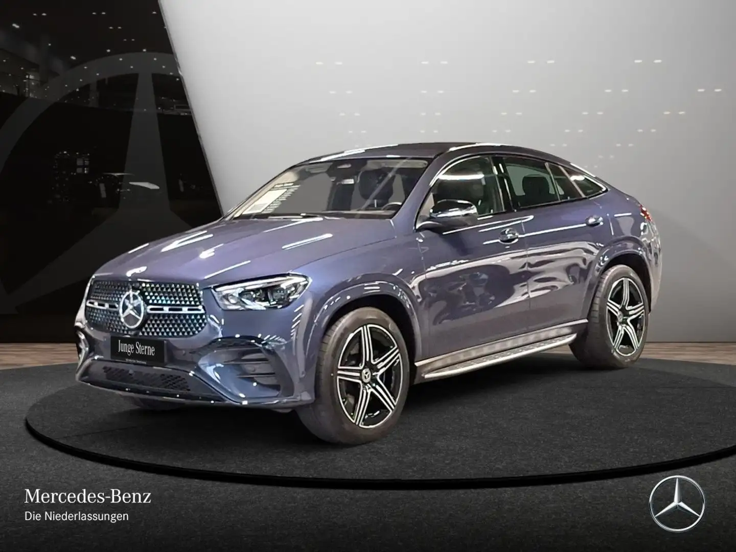 Mercedes-Benz GLE 450 d Coupé 4M AMG+NIGHT+360+MULTIBEAM+HUD+9G Blau - 2