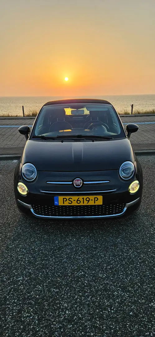 Fiat 500C 500 0.9 TwinAir T Lounge Zwart - 2