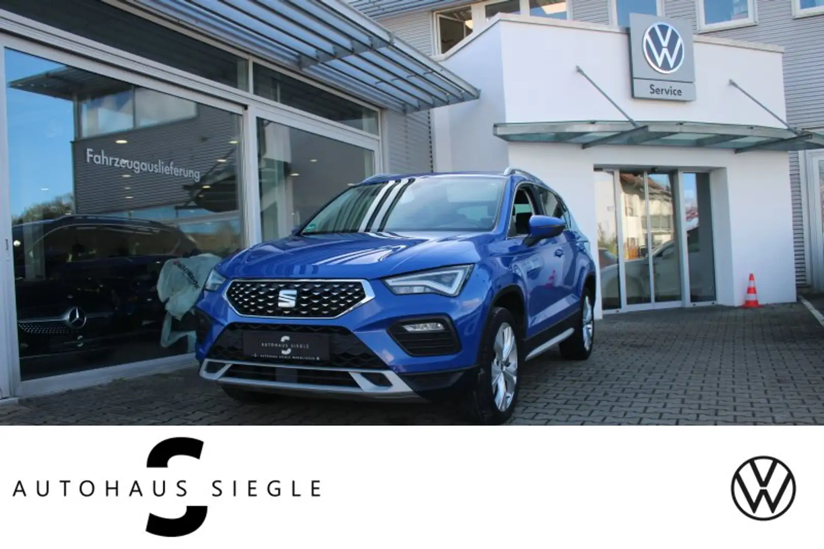 SEAT Ateca 2.0 TDI Xperience Navi Leder LED Kamera Tempomat Blau - 1