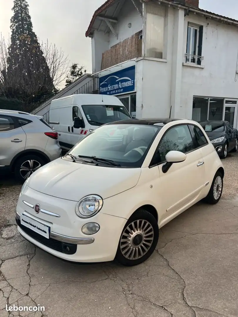 Fiat 500 1.2 MPi 69 LOUNGE Blanc - 1