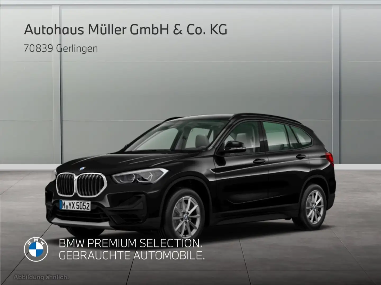 BMW X1 sDrive18i AHK LED DAB Tempomat Navi 1VB Schwarz - 1