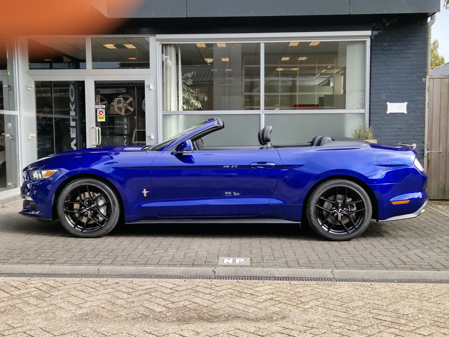 Ford Mustang Convertible 2.3 EcoBoost NIEUWSTAAT / FULL OPTIONS Blauw - 2