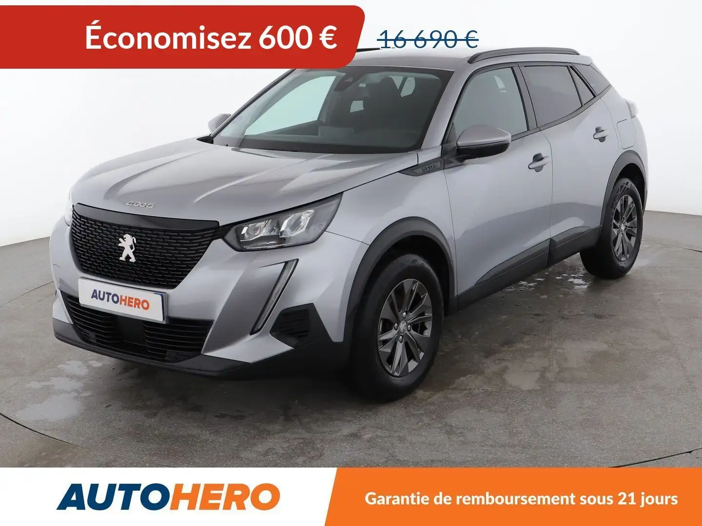 Peugeot 2008 1.2 PureTech Style EAT8 Gris - 1