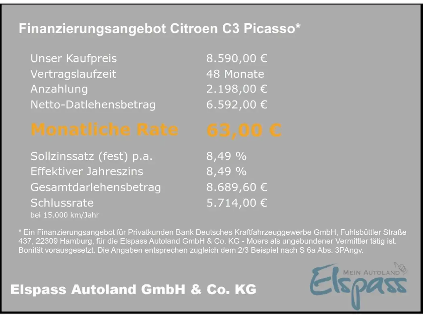 Citroen C3 Picasso Selection ALLWETTER AHK TEMPOMAT PDC MUSIKSTREAMIN Violet - 2