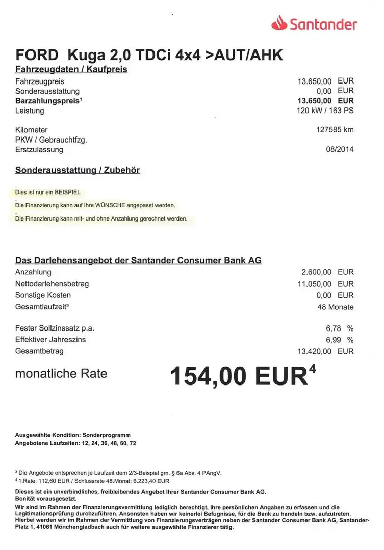 Ford Kuga 2,0 TDCi 4x4/AHK/AUT/Standheiz Schwarz - 2