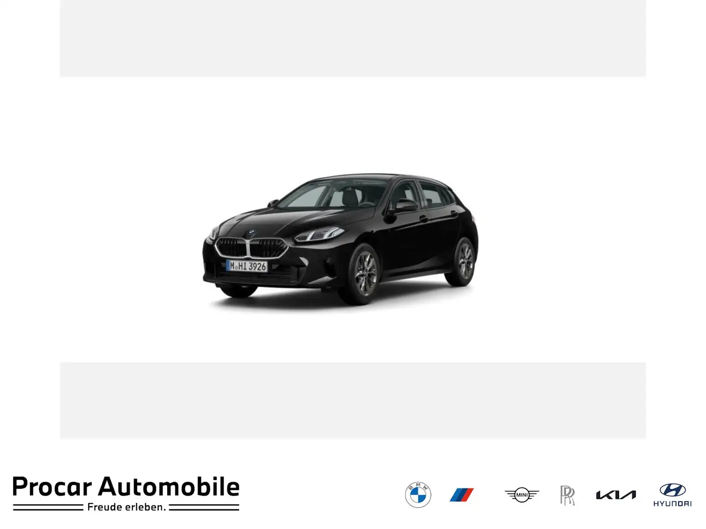 BMW 120 ab 369,00€ mtl. Zwart - 1